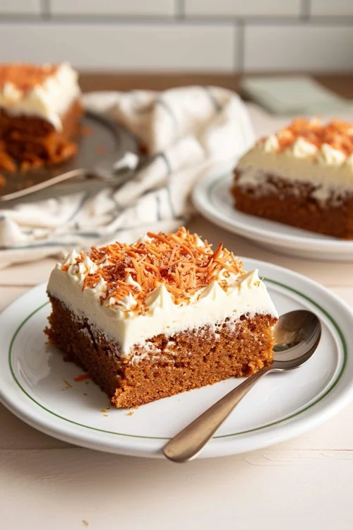 Tarta de zanahoria casera