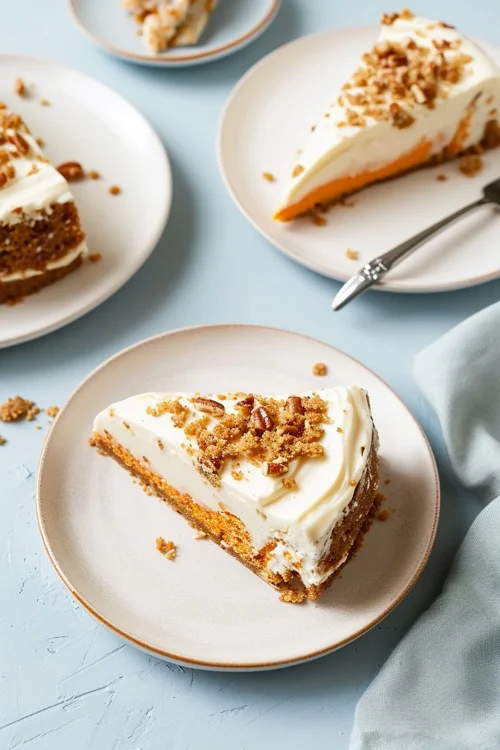 Tarta de zanahoria y queso